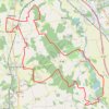 Trace GPS Méreau - Preuilly 47,5km, itinéraire, parcours