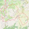 Trace GPS Rodez Agglomeration - Circuit 4 - Les trois châteaux, itinéraire, parcours