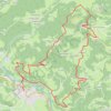 Trace GPS Autour du Serre de Montgauchy, itinéraire, parcours