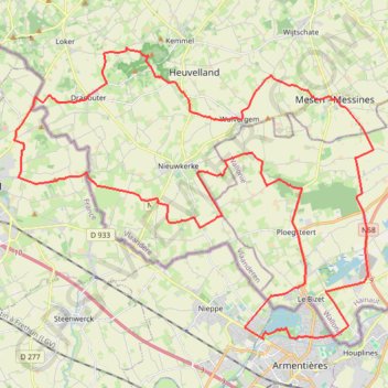 Trace GPS Sortie à vélo chti bike, itinéraire, parcours