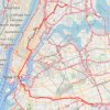 Trace GPS Traversée New York, itinéraire, parcours