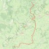 Trace GPS GR13 De Glux-en-Glenne (Nièvre) à Signal-de-Mont (Saône-et-Loire), itinéraire, parcours