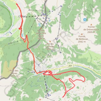 Trace GPS Villapeyron, itinéraire, parcours