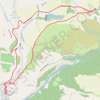 Trace GPS La Roche des Arnaux, itinéraire, parcours