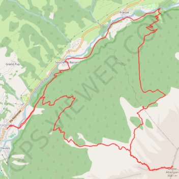 Trace GPS Monte Albergian (val Chisone), itinéraire, parcours