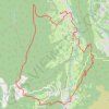 Trace GPS Fuilla-Garbères-Col-de-Fins-Thorrent-Sahorre-Col-de-Vernet, itinéraire, parcours
