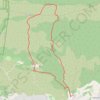 Trace GPS Les Rochers de la Croix de Fer - Les Borrys, itinéraire, parcours