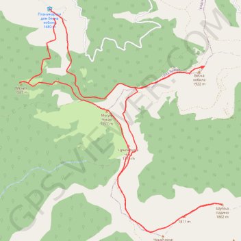 Trace GPS Trenutna trasa: 29 KOL 2015 09:15 001, itinéraire, parcours