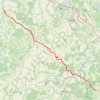 Trace GPS De Saint-Martin-sur-Ouanne à Vézelay, itinéraire, parcours