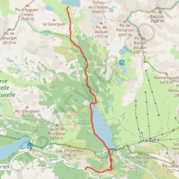 Trace GPS Port - Beilh par l'Oule, itinéraire, parcours