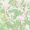 Trace GPS Bouex 21 kms, itinéraire, parcours