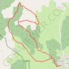 Trace GPS Les Rives - la bergerie Montaury, itinéraire, parcours