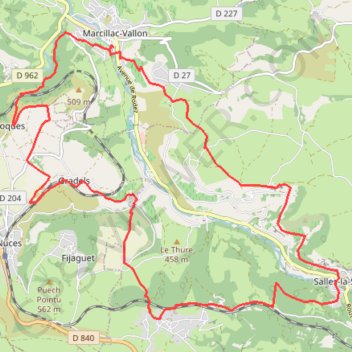 Trace GPS Trail du Vallon - Athlé Vallon, itinéraire, parcours
