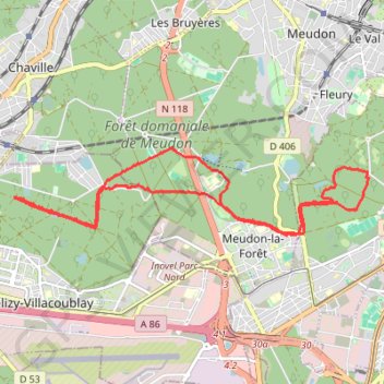 Trace GPS Eudon Soutenue, itinéraire, parcours