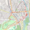 Trace GPS Le Loing, canal et rochers Gréau à Nemours, itinéraire, parcours
