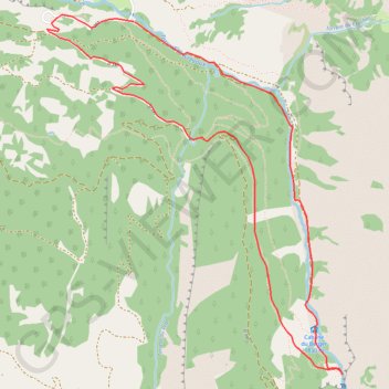 Trace GPS La Cascade de Razis, itinéraire, parcours