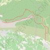 Trace GPS Sainte Victoire entre Pourrières et Puyloubier, itinéraire, parcours
