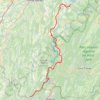 Trace GPS Grande Traversée des Lacs (Étape 2) - Doucier, itinéraire, parcours