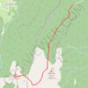 Trace GPS Col de Bovinant - Petit Som, itinéraire, parcours