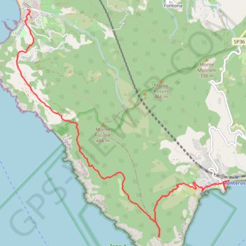 Trace GPS 1, itinéraire, parcours
