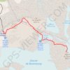 Trace GPS Mont Blanc - Descente depuis le refuge du Goûter, itinéraire, parcours