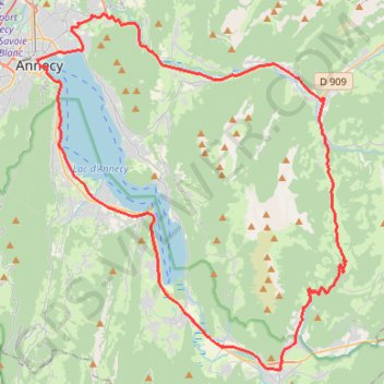 Trace GPS 03 - Tour de la Tournette, itinéraire, parcours