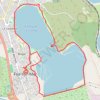 Trace GPS Fos - Tour de l'étang de l'Estomac, itinéraire, parcours
