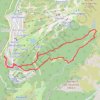 Trace GPS Bachat Bouloud - Lac Achard - Chamrousse, itinéraire, parcours
