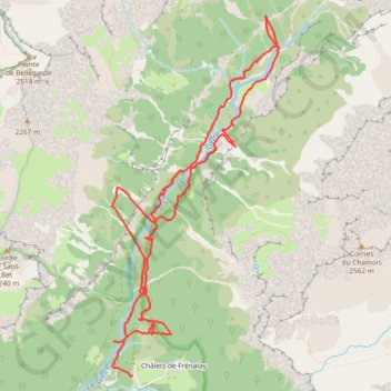 Trace GPS Sixt - Cirque du Fer à Cheval, itinéraire, parcours