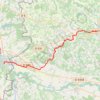 Trace GPS Compostelle Nogaro-Aire sur Adour, itinéraire, parcours