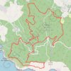 Trace GPS Parcours Trail au Cap Sicié, itinéraire, parcours