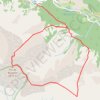 Trace GPS Pic de Bugatet depuis le lacet des Myrtilles, itinéraire, parcours