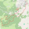 Trace GPS Le Tour de la Grange Boutet - Saint-Alban-les-Eaux, itinéraire, parcours
