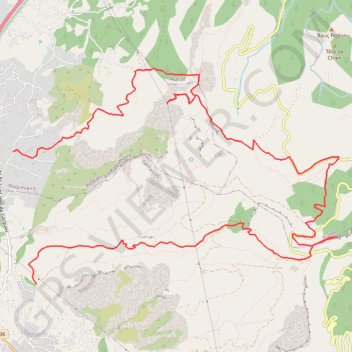 Trace GPS Roque Forcade - Bassan, itinéraire, parcours