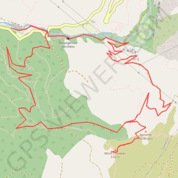 Trace GPS Gémenos - Cruvelier, itinéraire, parcours