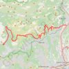 Trace GPS Plaine du Var -> Gourdon, itinéraire, parcours