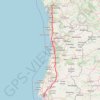 Trace GPS Camino Portugues Central, itinéraire, parcours