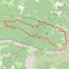 Trace GPS Synclinal de Saou (Drôme) - Les Trois becs, itinéraire, parcours
