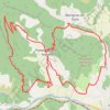Trace GPS Ponet Saint Auban (Drôme), itinéraire, parcours