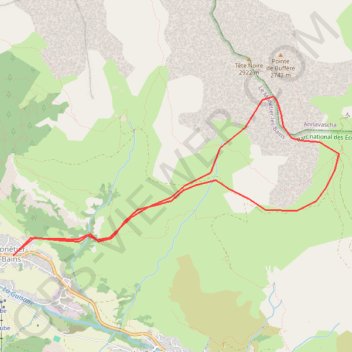 Trace GPS Crête de Tête Noire, itinéraire, parcours