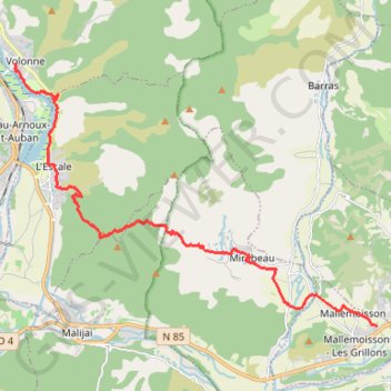 Trace GPS 12-gtvtt-lalpe-provence, itinéraire, parcours