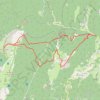 Trace GPS Chartreuse - Boucle Sure Charmant Som depuis le Grand Logis, itinéraire, parcours