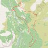Trace GPS Plateau de Saint-Barnabé par Courmes et Pré-Royer, itinéraire, parcours