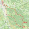 Trace GPS Bagneres de Bigorre Casque de Lheris 30 kms, itinéraire, parcours