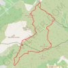 Trace GPS Saint Zacharie Mont Olympe Rocher de Onze Heures, itinéraire, parcours