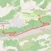 Trace GPS Les Cretes de la Sainte Baume, itinéraire, parcours