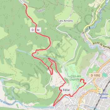 Trace GPS Col de Parménie, itinéraire, parcours