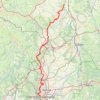 Trace GPS GR300 Randonnée de Châtel-de-Neuvre (Allier) à Clermont-Ferrand (Puy-de-Dôme), itinéraire, parcours