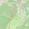 Trace GPS Raquettes au Crozat (Col de la Faucille), itinéraire, parcours