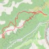 Trace GPS Tournon sur Rhône, des Champs à Charray, itinéraire, parcours